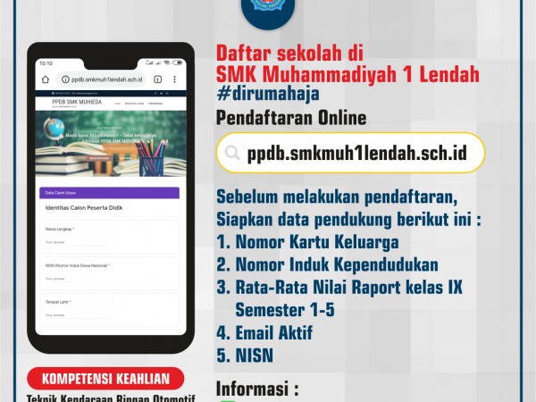 PPDB online, sudah tau syaratnya #darirumahaja