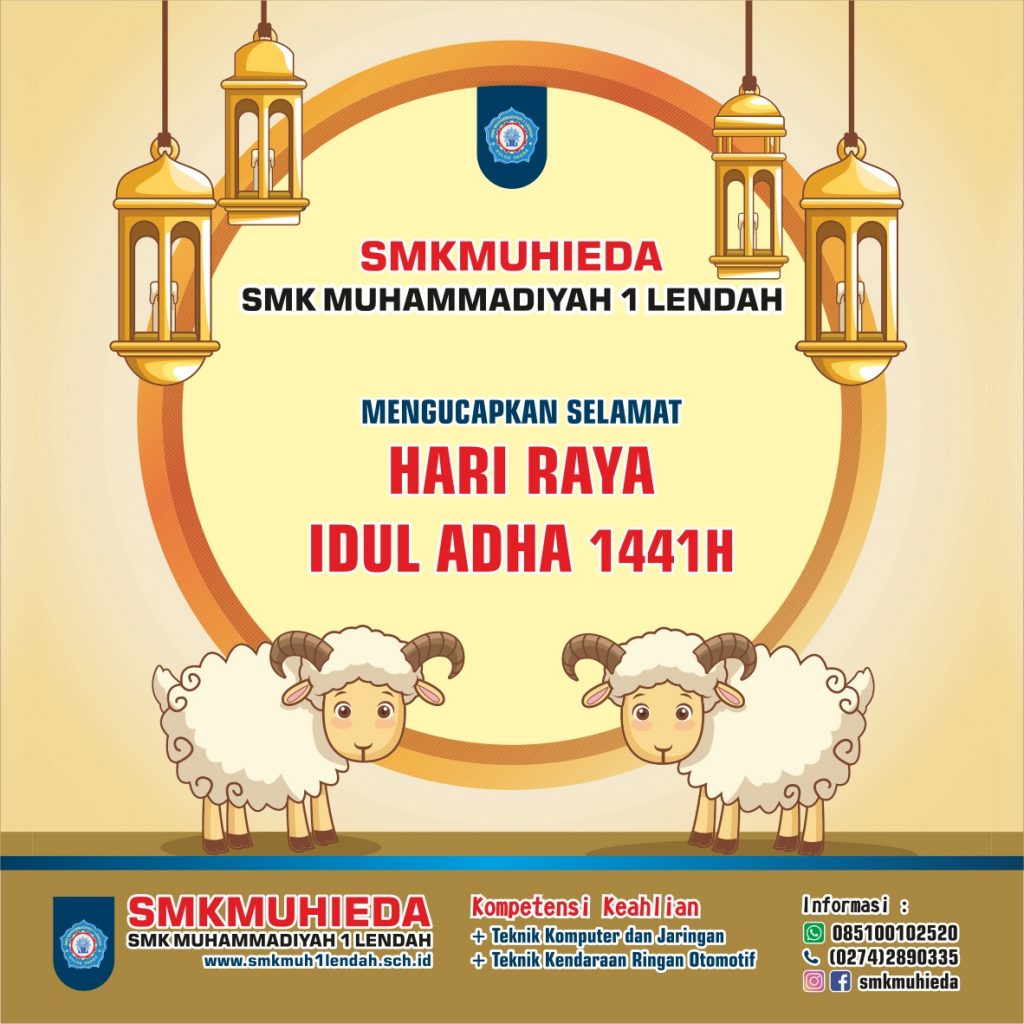  Selamat  Hari Raya Idul  Adha  1441 H