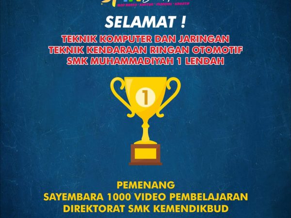 Selamat ! Pemenang Sayembara 1000 Video Pembelajaran KEMDIKBUD