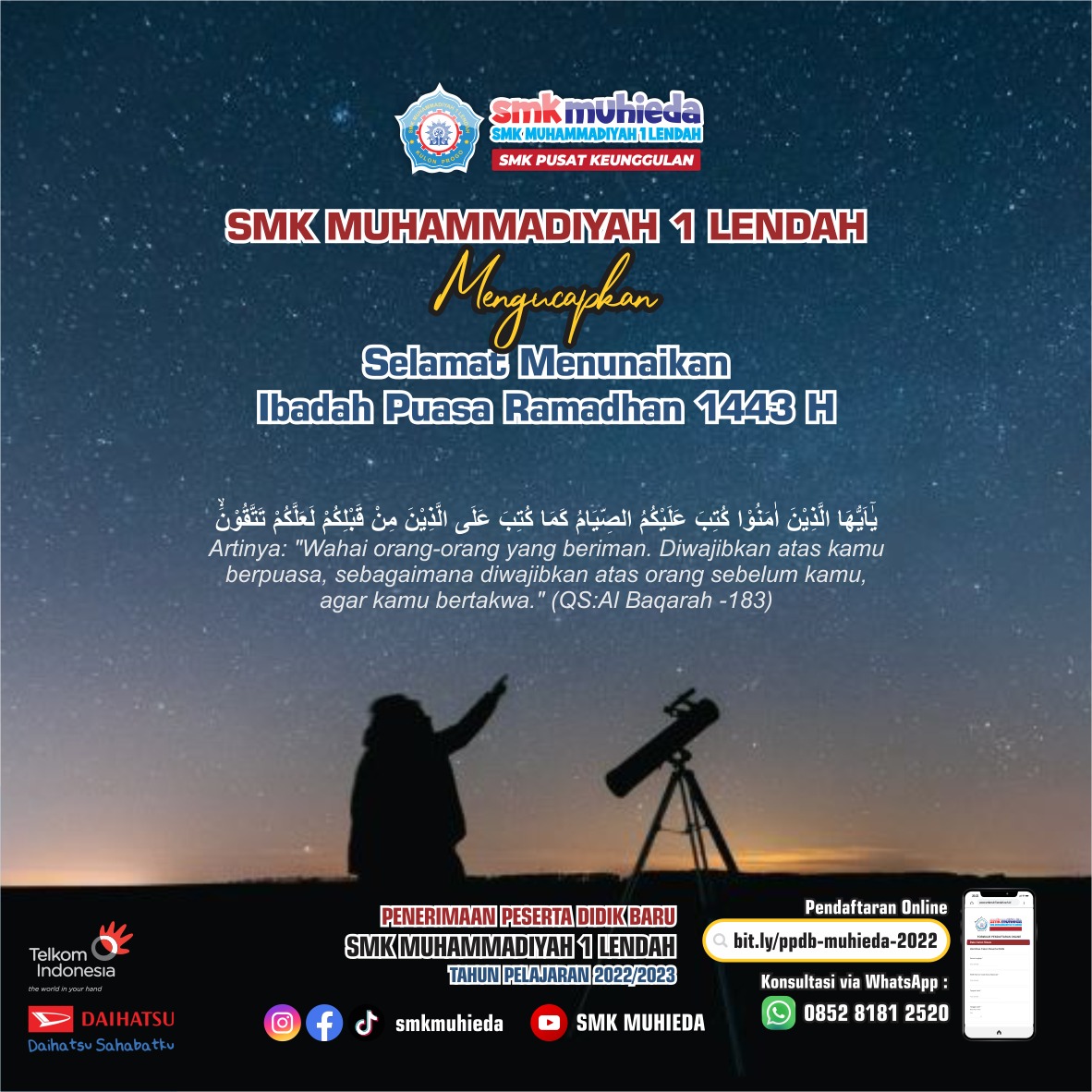 Jadwal Imsakiyah Ramadhan 1443 H