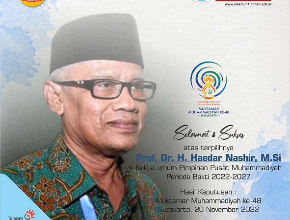 Selamat ! Ketua Umum Muhammadiyah periode 2022-2027