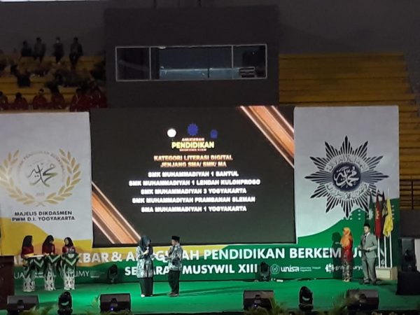 Selamat ! SMK Muhieda nominasi literasi digital terbaik versi PWM Yogyakarta