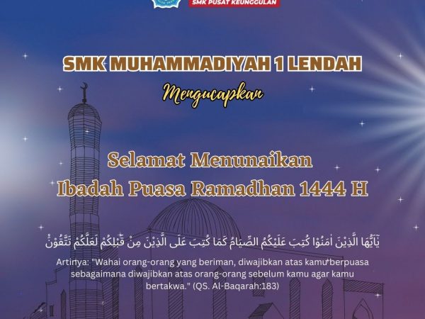 Selamat menunaikan ibadah puasa Ramadhan 1444H