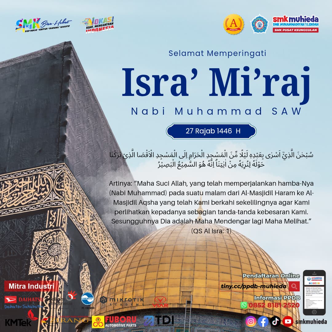 Selamat Memperingati Isra Mi'raj Nabi Muhammadi SAW